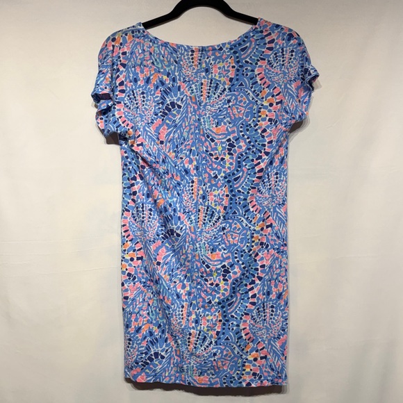 Lilly Pulitzer Duval Linen Dress Tic Tac Tile Allover Print Size XS - Picture 5 of 9